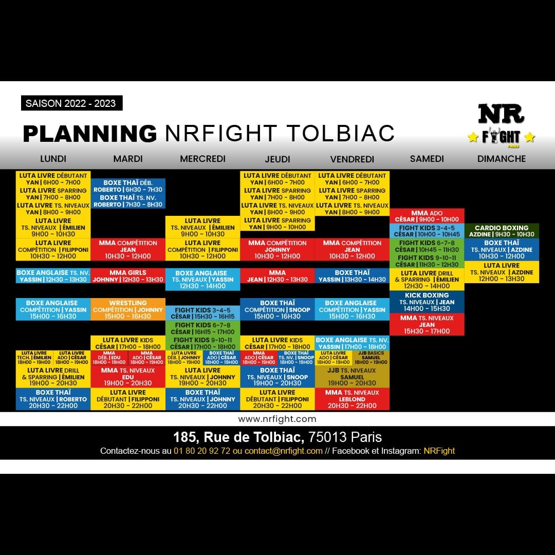 Nrfight Tolbiac planning